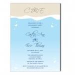 Ocean Beach Themed Custom Invitation